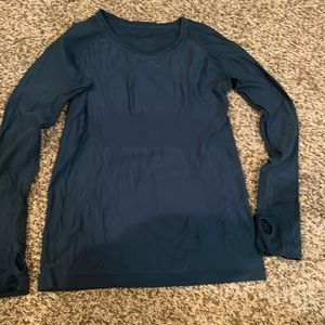 Lululemon Green Jasper Swiftly Tech Long Sleve Shirt 2.0